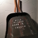 ちりとり型 サインプレート OPEN/CLOSED 
