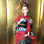 27センチドール　浴衣　3点セット　一点もの