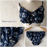 Choose！ストレスフリー  ブラ &ショーツ  ◇ Blue Rose