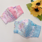 ゆめかわキッズマスク＊子供用＊選べる裏地＊ふんわりグラデーションユニコーン＊夏用＊抗菌＊冷感＊不織布フィルター