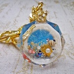 【お取り置き品】海辺のストラップ～人魚の宝箱～