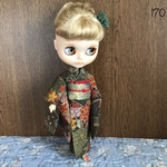 No.170 アイシードール　ネオブライス　りかちゃん振袖　草花金彩