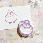 ハトさん消しゴムはんこ