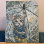 原画【雨上がり】キャンバスF0号