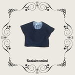 再販【送料無料】黒　無地Tシャツ【ブライス】【リカちゃん】【ブライスアウトフィット】【リカちゃん服】