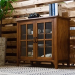 【送料無料】Mindy Glass Cabinet