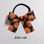 スポーツ 🎀 りぼんヘアゴム 🏀 バスケットボール ～ 1個  プレゼント プチギフト お返しに 〜  
