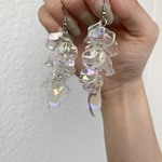 【再販×3】aurora petal silver ＊樹脂金具対応