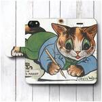 【ルイス ウェイン マスコット】 スマホケース手帳型 全機種対応 絵画 iPhone12 耐衝撃 かわいい