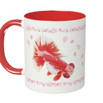 さくら金魚のマグカップ