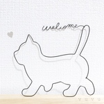 ♡こねこのwelcome♡ワイヤークラフト