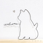 ♡こいぬのwelcome♡ワイヤークラフト
