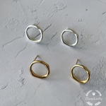 2色展開　サークル　ミニピアス