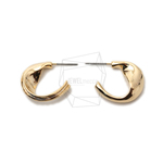 ERG-1766-G【2個入り】Lシェイプピアス,L shape post Earring,16mm x 18mm
