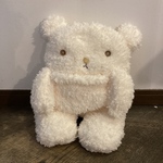 くまのぬいぐるみ（ポケット付き）プードルファー