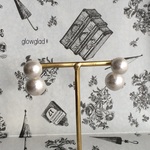 double pearl catch pierce♡