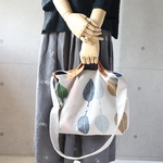 期間限定sale！　3WAYバッグ（happa・ライトグレー）ハンドメイド・ミナペルホネン生地使用