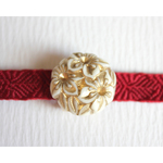 ●帯留 ivory flower●