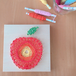 初めての糸かけアート『りんご』作成キット