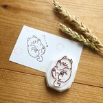 消しゴムはんこ ポメラニアン