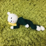 居眠りクマのあみぐるみ②