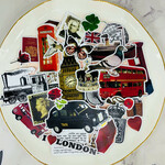 ヴィンテージ LONDON BUS♡フレークシール