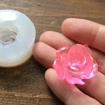 【専用】お花のシリコンモールド・ＵＶ－ＬＥＤレジン液使用可！フラワー型・デコパーツやアクセサリーパーツの制作に！／型番440－W