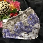 新柄💕 即納♡ベールマスク　豪華刺繍レース　息しやすい　抗菌防臭抗ウイルス生地使用　送料込み