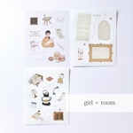 《 girl × room 》海外シールシート 3枚セット