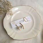 シンプルで可愛いパールピアス＆イヤーカフのセット