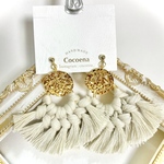 イヤリング✣大ぶり フリンジ