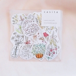 再販　花のフレークシール　Natural 