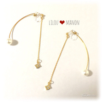 人気NO.3☆american earring/ラインストーン 