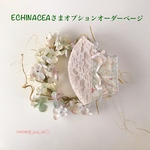 ECHINACEAさま　オプションオーダーのページです💕