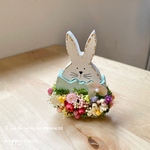 【新作】小花がモリモリ＊・..egg ✳︎。°. bunny＊
