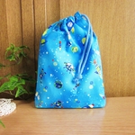 巾着袋(24cm×18cm)＊給食袋＊入園入学/通園通学【233-A】