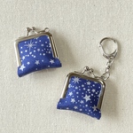 プチがまキーホルダー   星空(ブルー&シルバー)