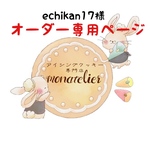 【9月8日着】echikan17様 オーダー注文専用ページ