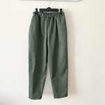 Cool maxチノストレッチ カーキ＊タックテーパードパンツ