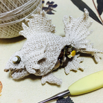 標本魚 brooch