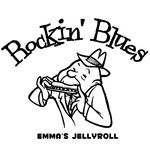 自由に変更できる ロッキンブルースアメコミ風 Tシャツ
