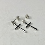 【だいち様専用】ロジウムカラー クロスピアス