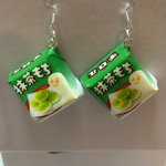 チロルチョコ ピアス イヤリング 抹茶もち