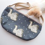 〔ハンドメイド〕ミナペルホネン　ショルダーバッグ　swan&choucho