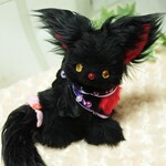 悪魔＊猫フェネック＊ぬいぐるみ