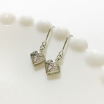 *《金具が選べるピアス》　 cubic zirconia diamond　-silver-