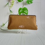mamiiiiiy様専用です ミナペルホネン　長財布　がま口　choucho ブラウン 