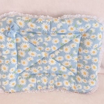 うさぎ♡ケージ用ミニマット♡水色マーガレット【レース】