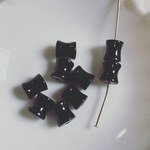 再販無し◆ デッドストック 9mm ビーズ　ブラック