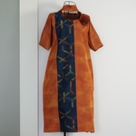 【GW SALE 5/31〆 ¥6800→¥5800】着物リメイクワンピース